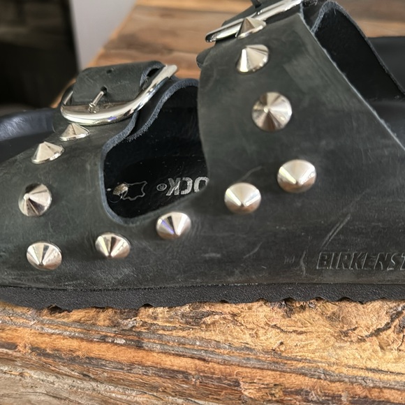 Birkenstock🖤 Arizona Big buckle studded custom sandals size 38 - Picture 7 of 15